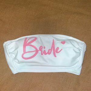 Bride Bikini Top - worn once!